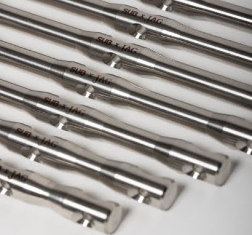 SUB x JAG 316 Stainless Buzz Bars - all sizes lined up