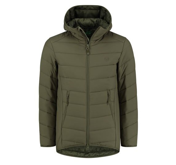 KORDA | THERMOLITE PUFFER JACKET - OLIVE & BLACK