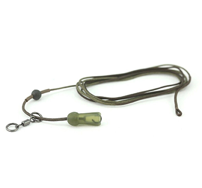 THINKING ANGLERS | LEADCORE 45LB OLIVE CAMO READY LEADER HELICOPTER 